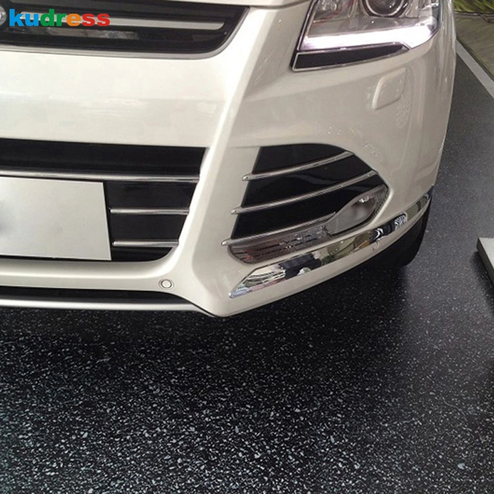 Для Ford Kuga Escape 2013 2014 ABS хромированная защита от столкновений полоски передний
