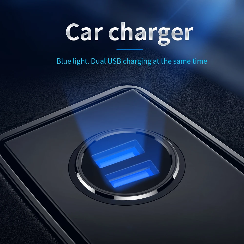 wireless Mini Car Charger 3.4A USB Port Dual Quick Style Voltage Detection for Phone Fast charger | Мобильные телефоны и