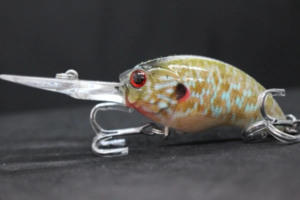 HC733X430 wLure 11g 8.5cm Deep Water Real Skin Painting Tight Floating Crankbait Cutting Blade Treble Hooks Fishing Lures HC733 - Цвет: HC733X430