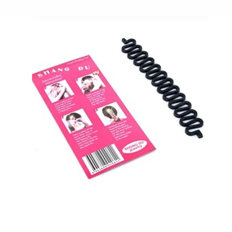 

Fashion Magic Hair Braiding Fish Bond Waves Braider Tool Roller With Hair Twist Styling Bun Maker