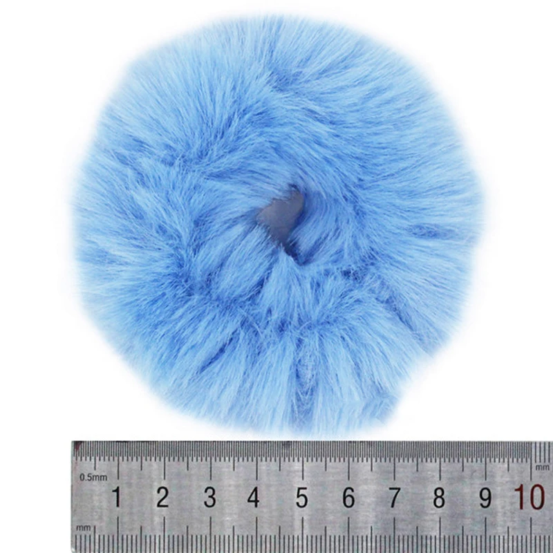 

New Soft Faux Rabbit Fur Soft Elastic Hair Bands Women Girls Cute Scrunchie Ponytail Holder Rubber Band Fashion Hair Accessories
