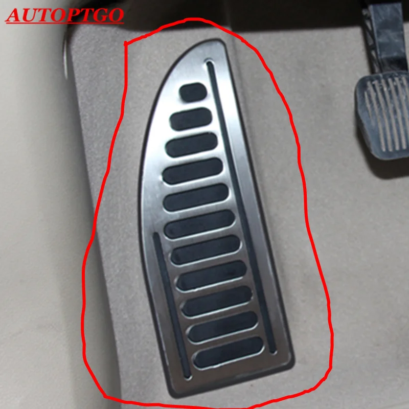 Автоматический на газ/тормоз ног Отдых Педали колодки комплект подходит Ford Fiesta