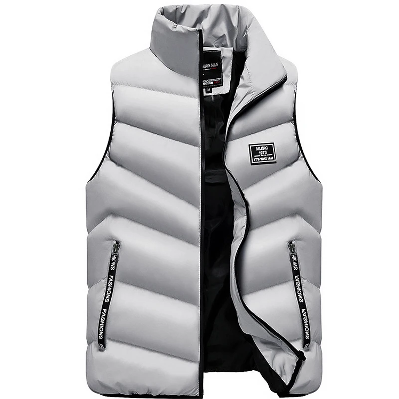 

Men jacket Cotton Vest Men Winter Jackets Vests Man Thick sleeveless jacket Coats Male New Warm Waistcoat Men Gilet Veste Homme