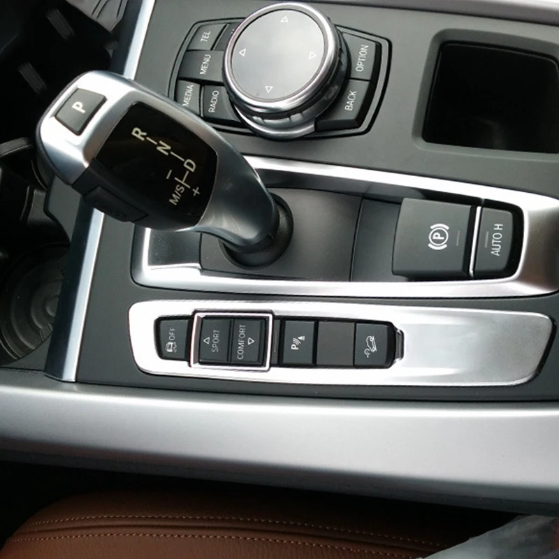 Автомобильный Стайлинг ABS пластик хром центральная консоль режим Кнопка рамка
