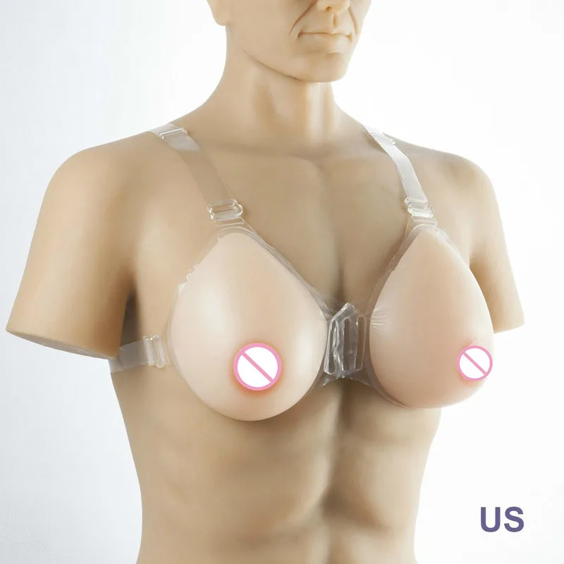 Модная силиконовая Реалистичная грудь бюстгальтер с чашкой DD усилитель 1200 г
