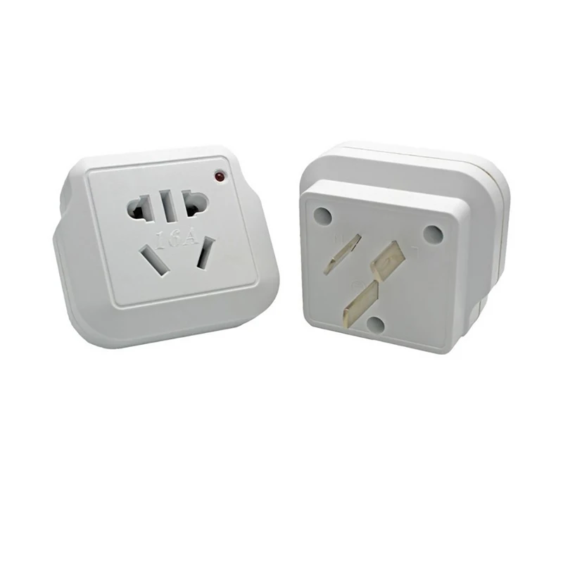 

1pc Universal AC Plug Adapter AC 250V 16A Converter 2 Round Pin Socket Suitable