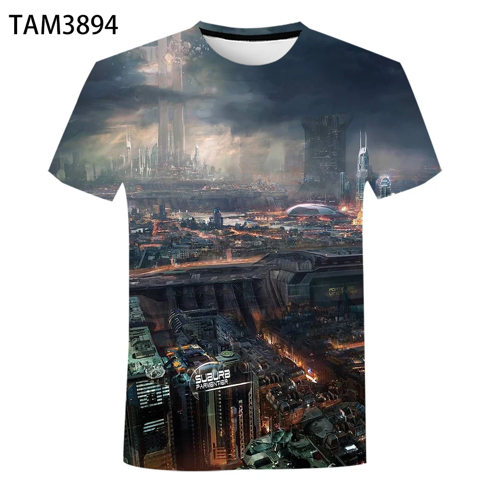 2021 Новая Наука футболка для мужчин и женщин повседневная детская одежда