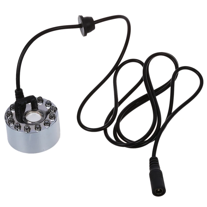 

Ultrasonic Mist Maker Fogger Water Fountain Pond 12 LED