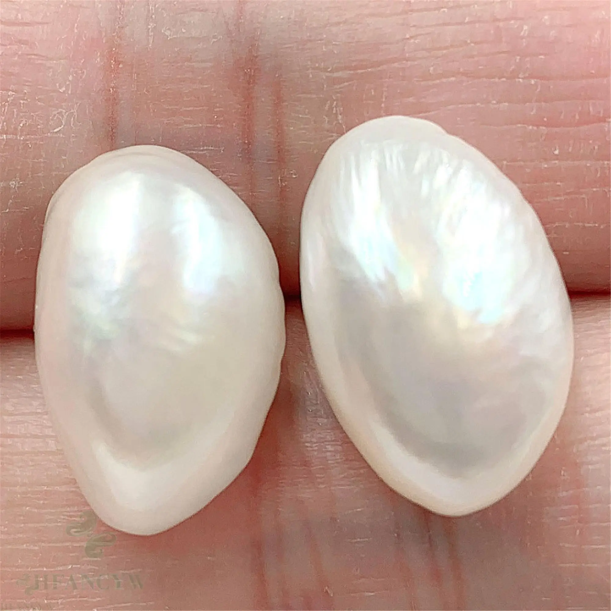 Белые жемчужные сережки в стиле барокко Золотые Аврора вечерние необычный