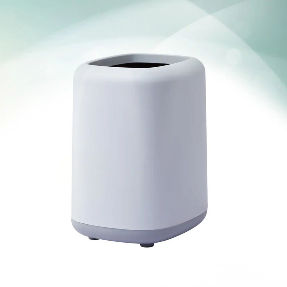 

Корзина для мусора светлого цвета, корзина для отходов бумаги, бытовой двухслойный контейнер для переработки мусора, чистящие принадлежнос...