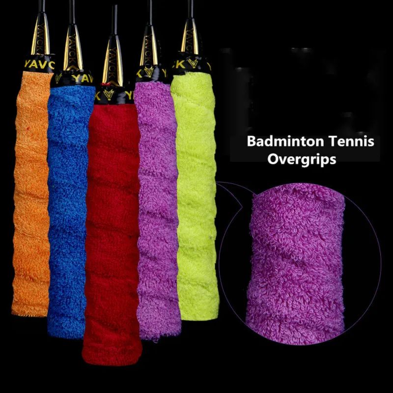 

5pcs Anti-slip Towel Grip Badminton Tennis Racket Sweatband Overgrip For Fishing Rod Jump Rope Slingshot Sweat Band Sports Tape