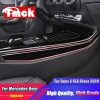 for mercedes benz a cla class w177 v177 c118 w118 2019 2020 car sticker center console panel side trim strips cover accessories