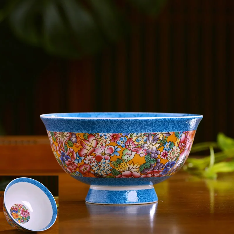 5 дюймовая керамическая посуда Цзиндэчжэнь миска для риса из костяного фарфора