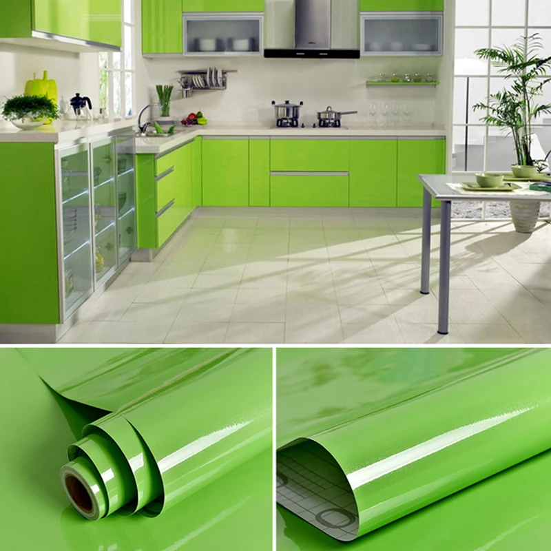 Pearlescent color wallpaper waterproof self-adhesive wall papers home decor Auxiliary kitchen Roll W42 | Обустройство дома