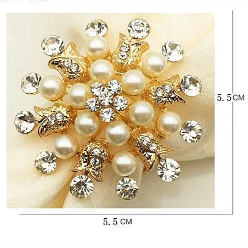 6 шт. кольцо для салфетки держатель круглый цветок перламутровая салфетка Пряжка