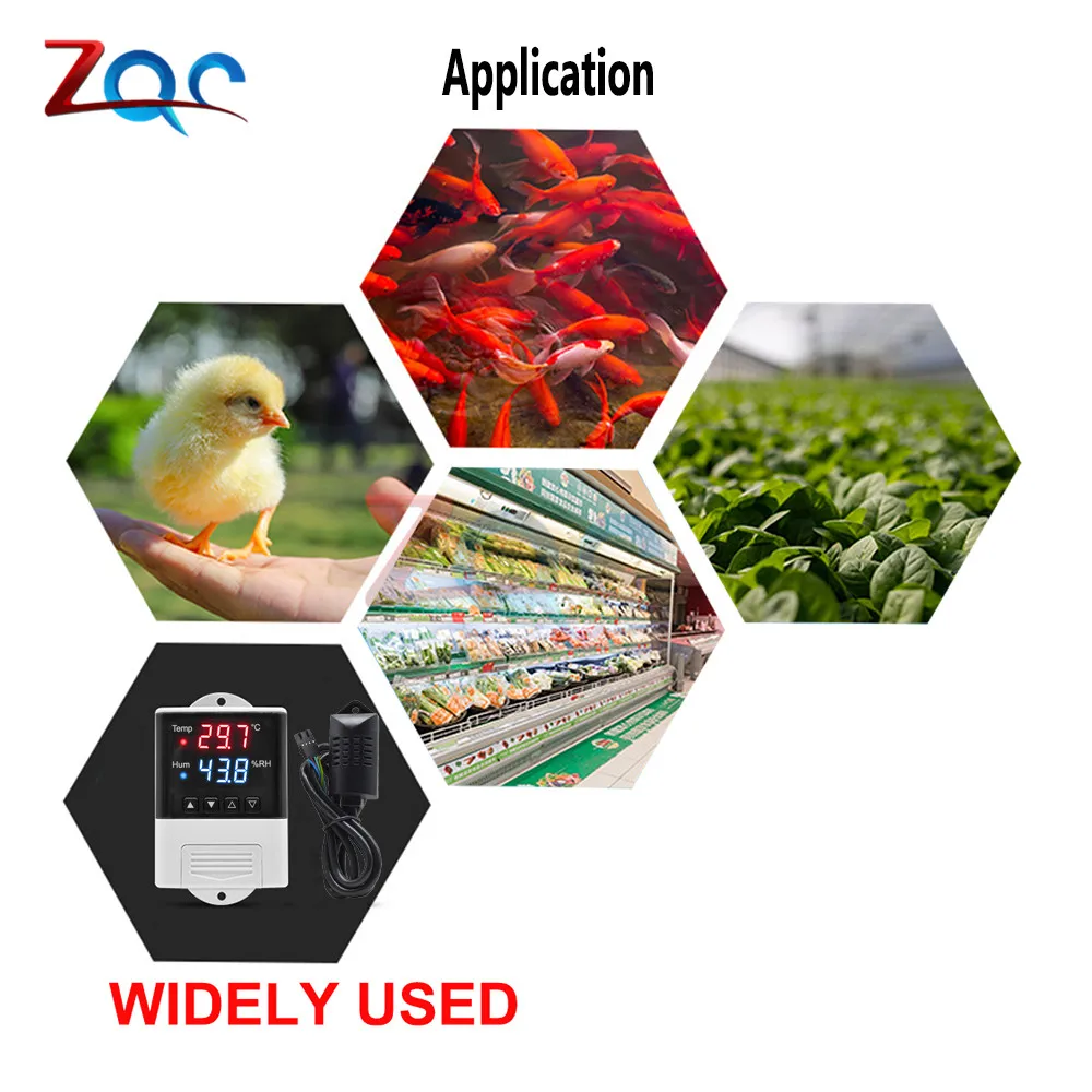 AC 110-220 В термометр гигрометр регулятор температуры и влажности термостат