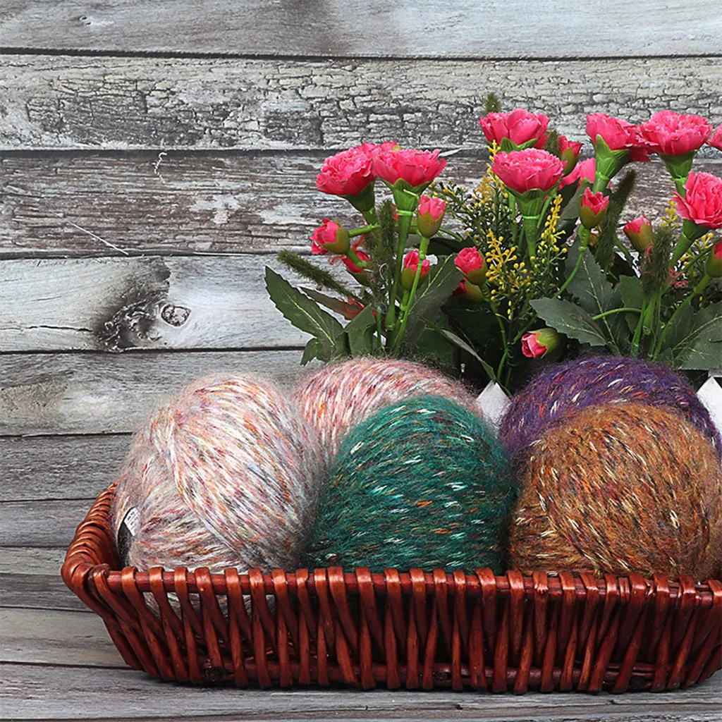 1 шт. шерстяное разноцветное вязаное пальто Alpacawool свитер шарф линия в толстой