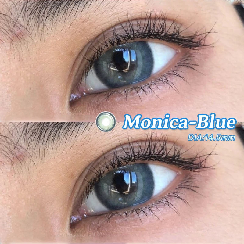 ovolook 2pcspair colored lenses for eyes natural pupil color contact lenses prescription lens for vision correction yearly use free global shipping