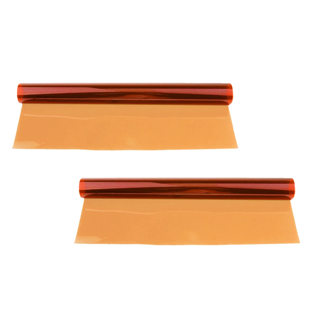 2x Color корректирующий гель фильтр накладки прозрачность цветная пленка