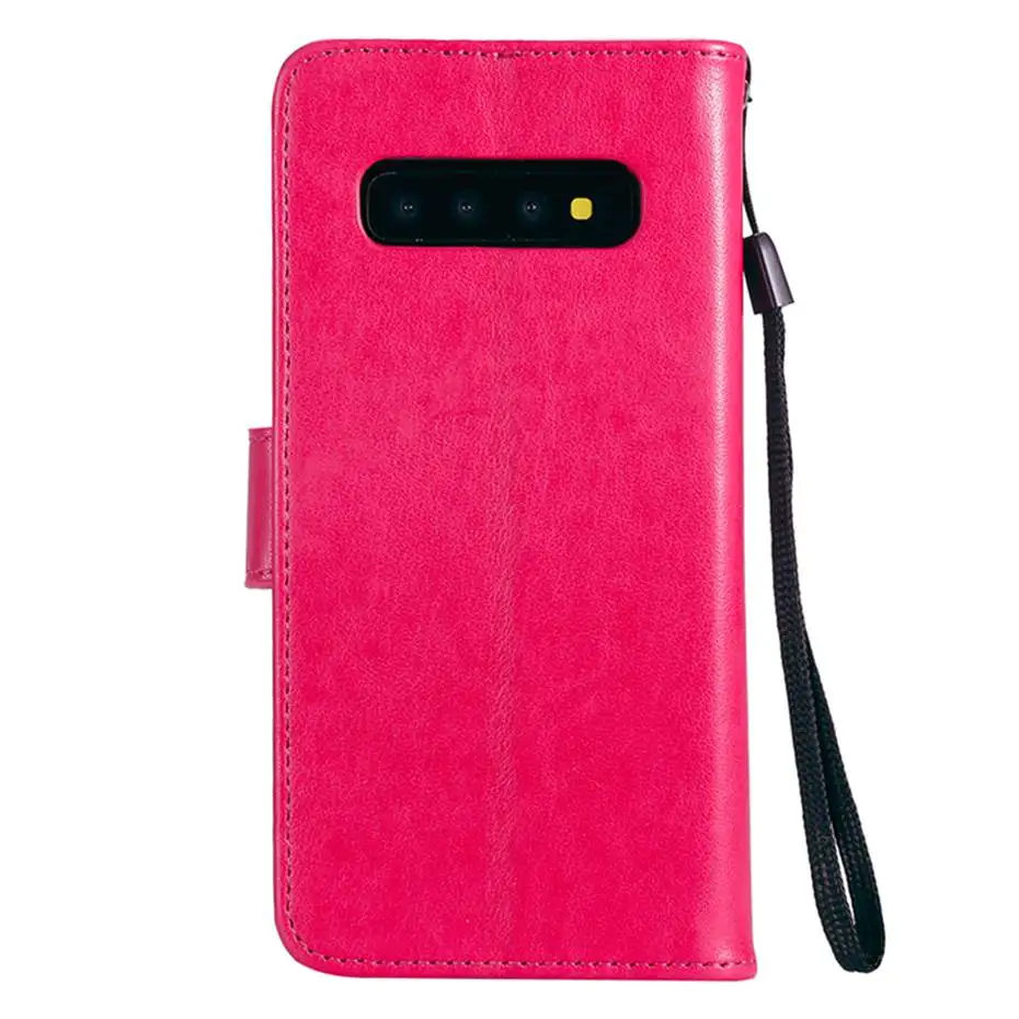 Брендированный флип-чехол из кожи для samsung Galaxy S10 e S8 S9 плюс A10 A20 A30 A40 A50 S A80 A70 M10 20 A6 A7 A8 бумажник чехол Capa