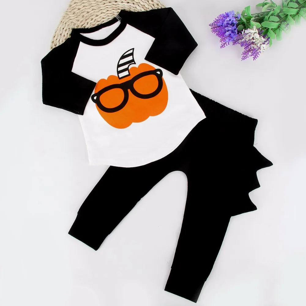 2 шт. забавная ткань для новорожденных мальчиков костюм на Хэллоуин |