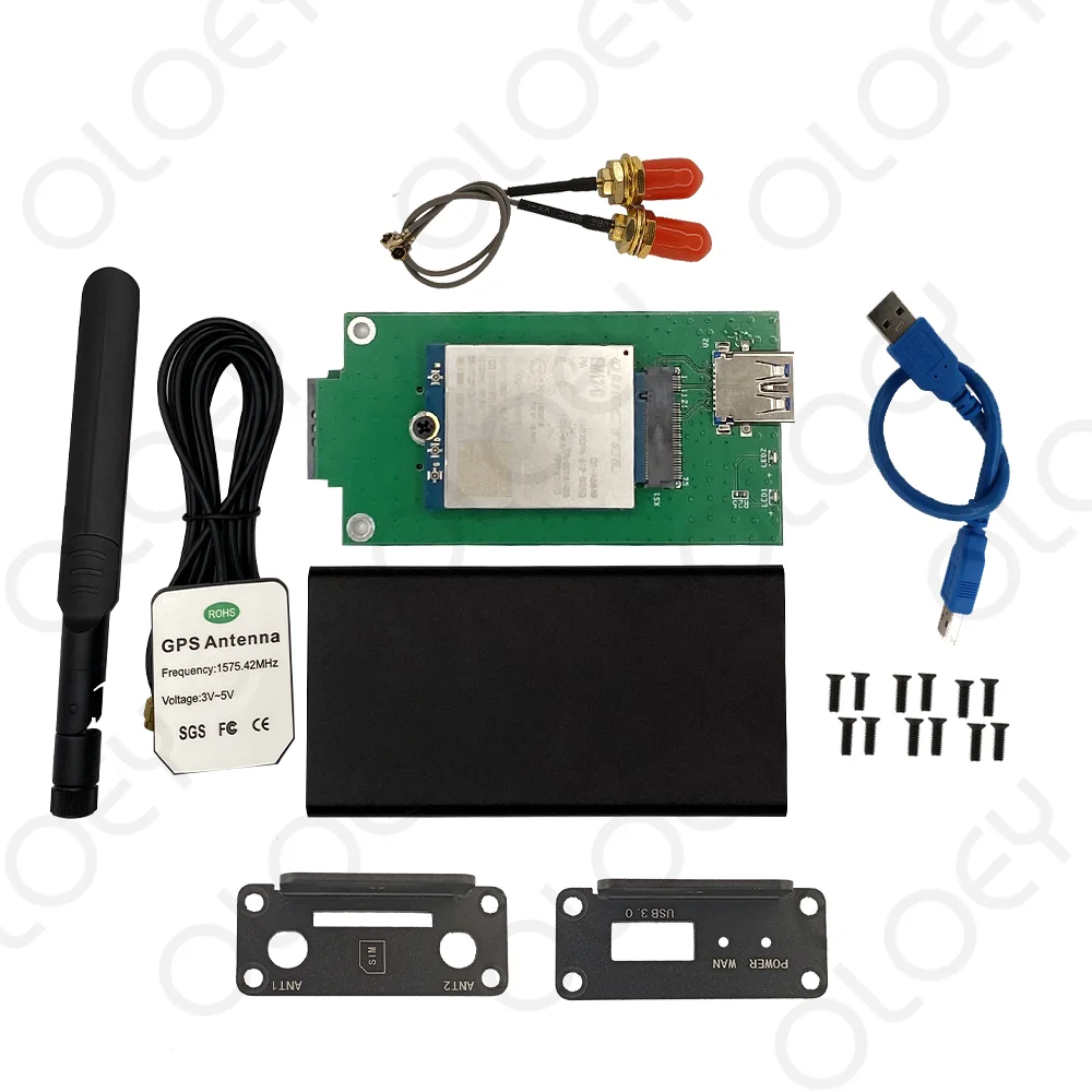 Pаспродажа Quectel EM12-G с NGFF M.2 адаптер с корпусом чехол Корпус EM12 LTE Расширенный Cat12 модуль