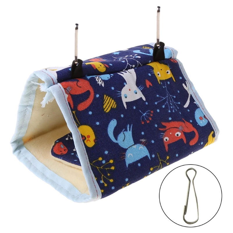 

Bird Nest Snuggle Hut Parrot Habitat Cave Hanging Tent for Small Medium Parrots Budgies Parakeet Cockatiels K3NA