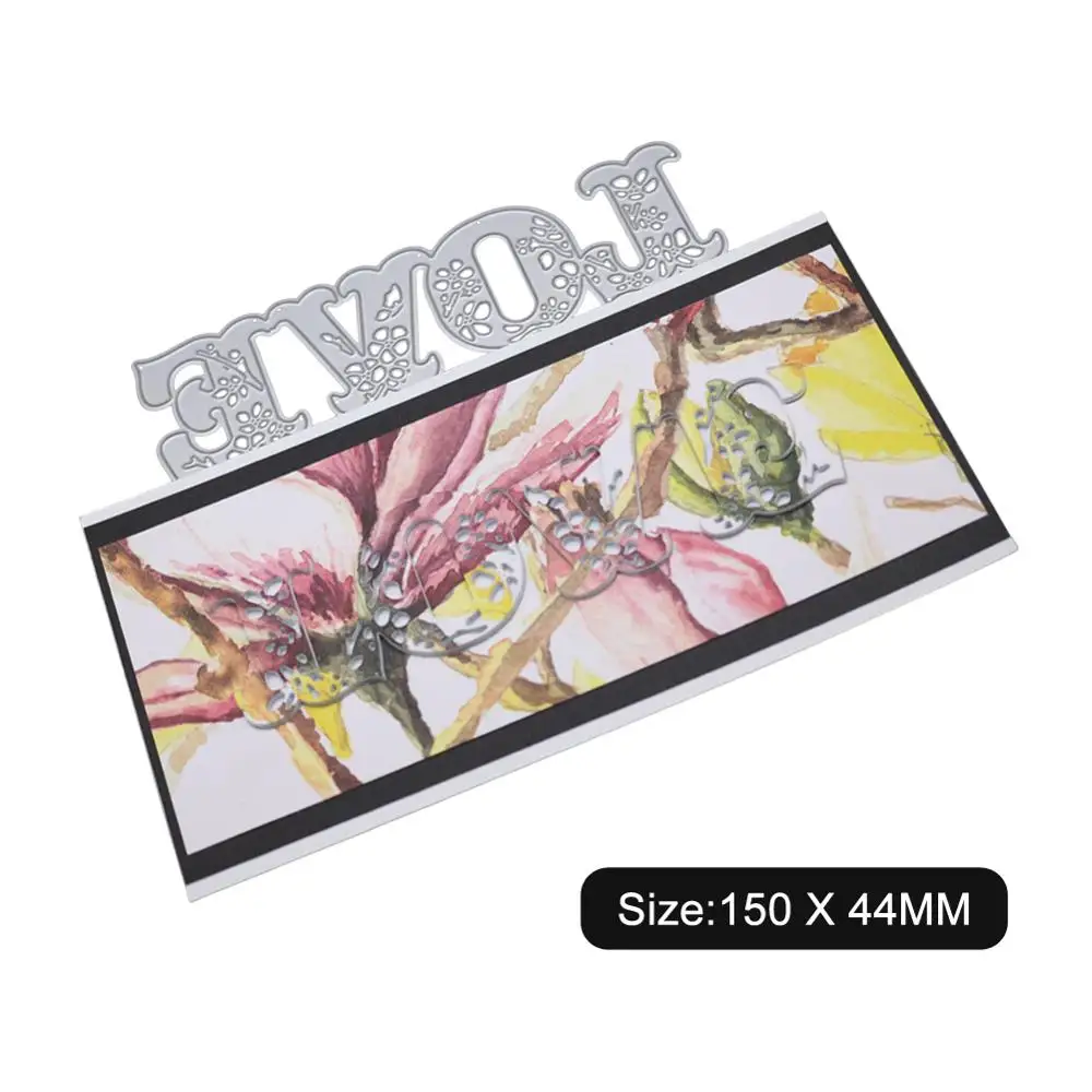 Металлические Вырубные штампы для алфавита скрапбукинга формы творчества