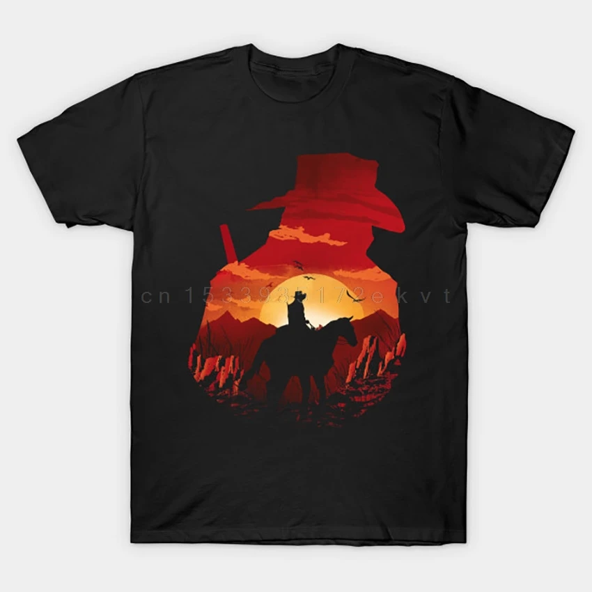 Футболка Red Sunset Dead rede2 игровая футболка для игровой приставки red dead | Мужская