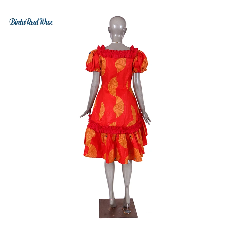 Детское платье принцессы одежда кружевное с принтом в африканском стиле для