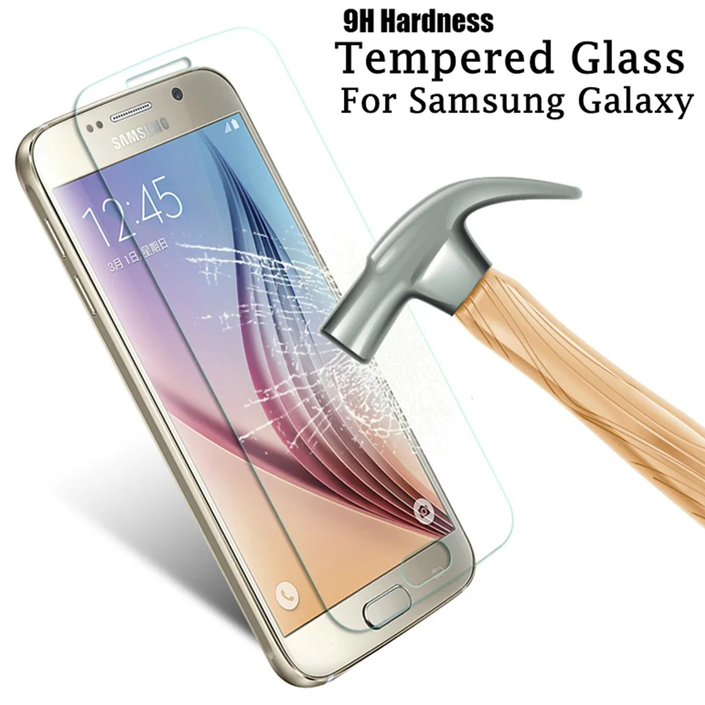 

9H hardness Tempered Glass For Samsung Galaxy A3 A5 A7 Screen Protector For Samsung J3 J5 J7 S7 Protective Glass Film
