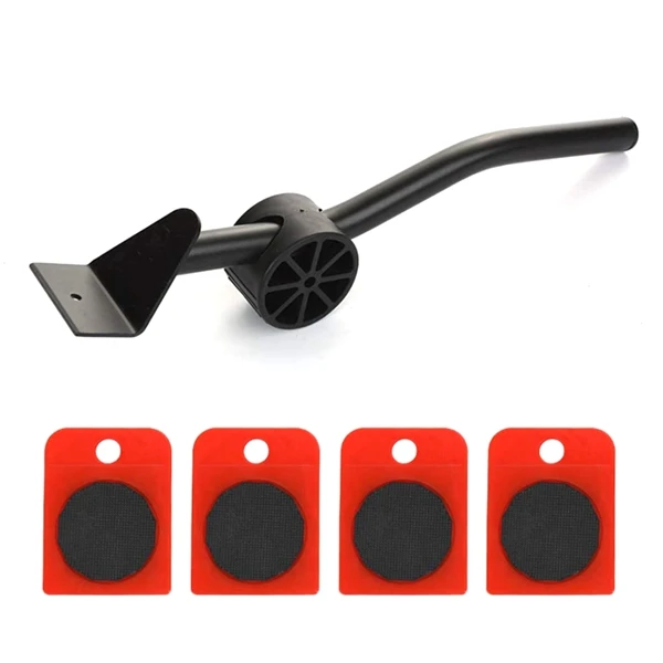 

5PCS/Set Furniture Transport Lifter Tool Set Furniture Mover Wheel Bar Roller Device Heavy Stuffs Moving Hand Tools