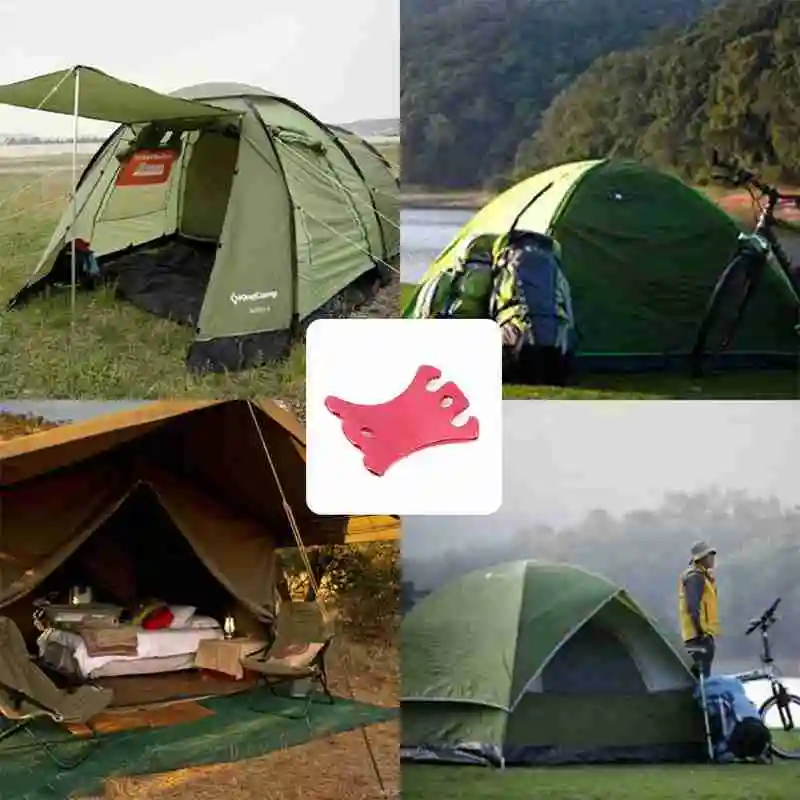 

2Pcs Tent Accessories Turtle Shell Shape Aluminum Alloy Wind Adjuster Buckle Rope Tentorial Stopper Wigwam Camping Buckle Q8H2