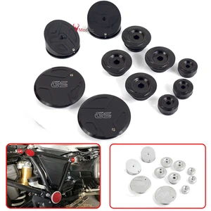 11 Frame Hole Swingarm Cover Caps Plug Decoration Set For BMW R 1200GS LC ,2013-2016 2017-,R1250GS ,R1250 GS Adventure 2019-2021