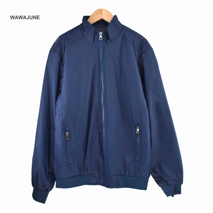 

#362 Navy Blue Sweater jacket for style new Casual Sport Jackets Stand Collar Long Sleeve Sweater Coats