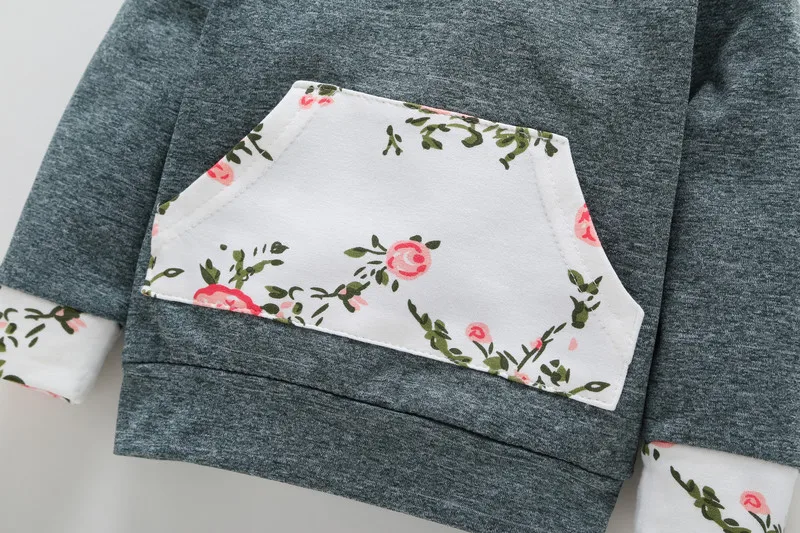 3 шт. Детская кофта с капюшоном и брюки длинным рукавом|baby girl clothes|girl baby clothesbaby |