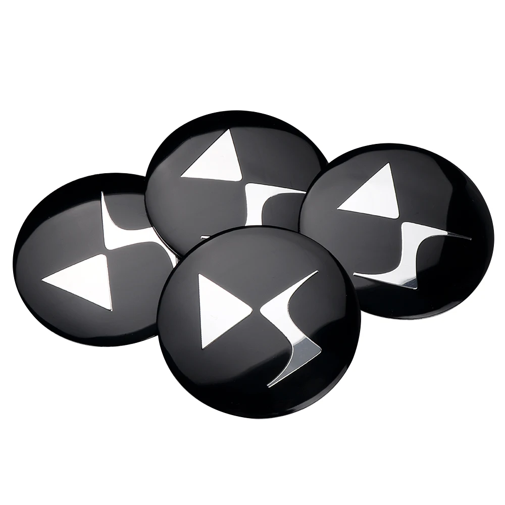 

4PCS Auto DS Badge Wheel Center Hub Cap Cover Stickers For Citroen DS2 DS3 DS4 DS5 DS6 DS7 DS 5LS C1 C2 C3 C4 C5 C6 VTS C-ELYSEE