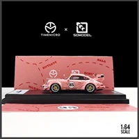 time micro 164 die casting diorama rwb 911 964 powder pig painting car model miniature carros brasileiros toys free shipping