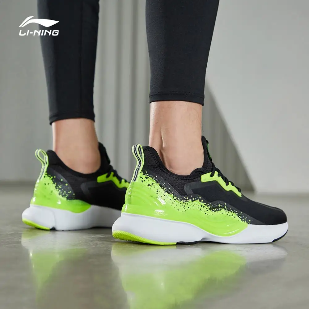 Li Ning/мужские CRAZYRUN X кроссовки из ТПУ с подкладом спортивная обувь защитой от