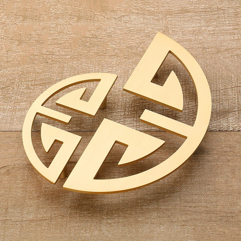 Чистая медь кухонный шкаф ручки дверные для выдвижных ящиков Европейский Винтаж