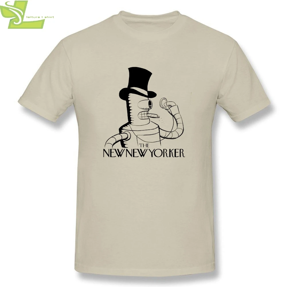 The New Yorker Tees Men's Crewneck Short Sleeve Tee Shirts Printed Cool | Мужская одежда