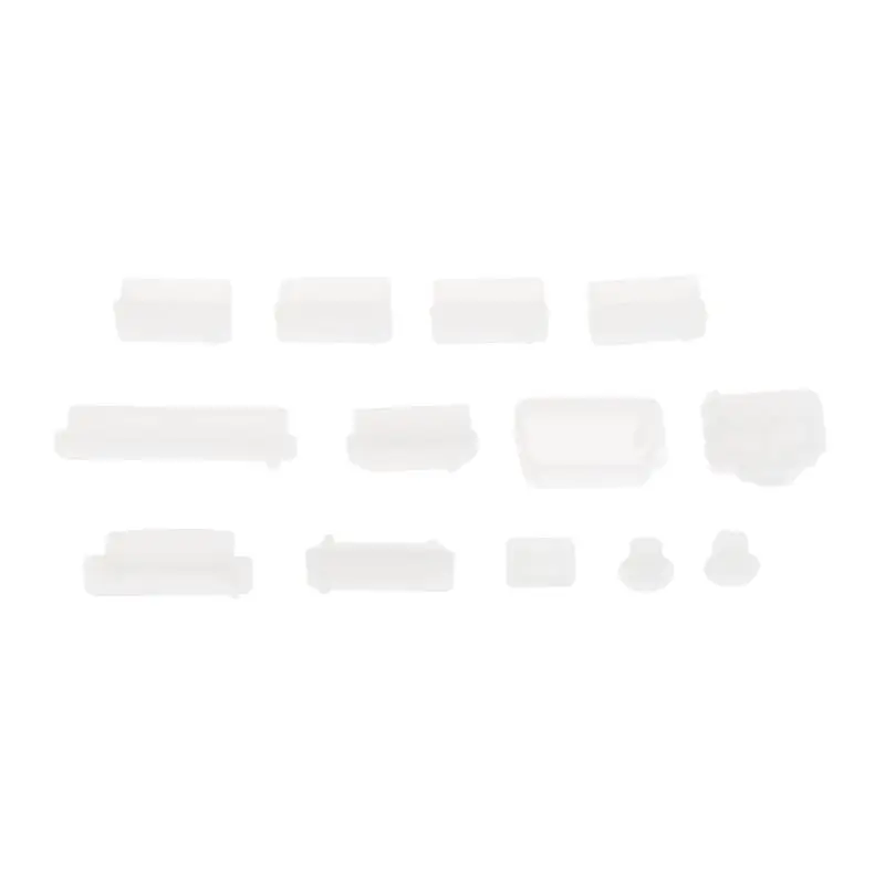 Защитные Заглушки для ноутбука 13 шт. защита от пыли из мягкого силикона с