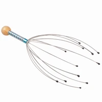 1pc claw head massager octopus head scalp neck equipment stress release relax massage tens pain relief head healthy care