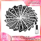 Трафареты для татуировок хной с блестками, 20 видов трафаретов для татуировок, для девочек и детей