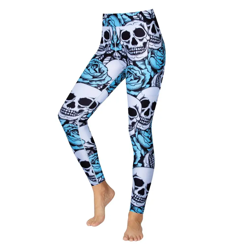 Штаны Для Йоги Weimostar женские эластичные с высокой талией принтом для фитнеса