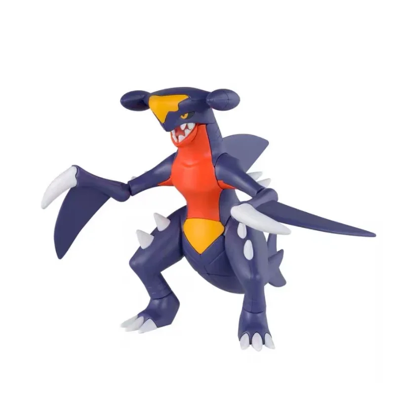 new pokemon figures assembled model domineering garchomp toys no tools needed convenient andsimp lnstallation child gift free global shipping