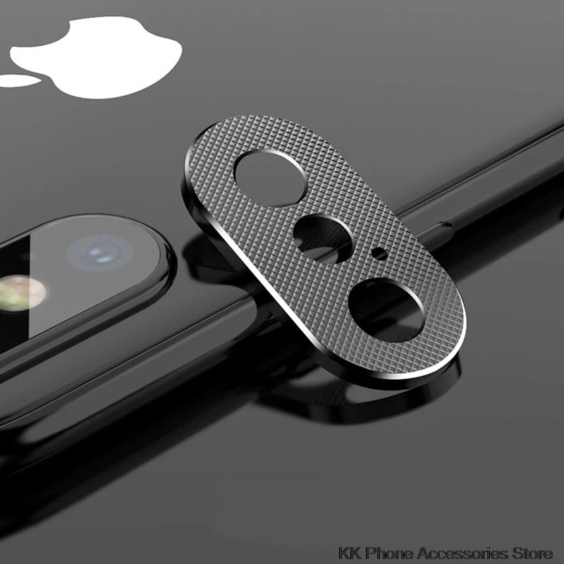 Для iPhone X XS Max XR 7 8 Защита объектива камеры алюминиевый кольцевой чехол для iPhone 6 6s 7 8 Plus Защитная крышка для камеры мобильного объектива
