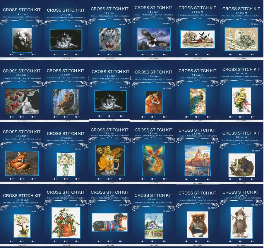 

oneroom Cross Stitch,Animal of rabbit,Needlework,DIY,cross-stitch kits,embroidery kits, 14ct embroidery threads 8