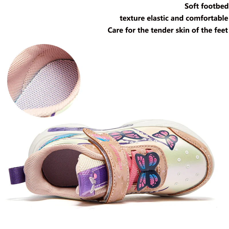 WKPK-zapatos informales para ni&ntilde;os y ni&ntilde;as, zapatillas de cuero antideslizantes, suaves, para las cuatro estaciones-3