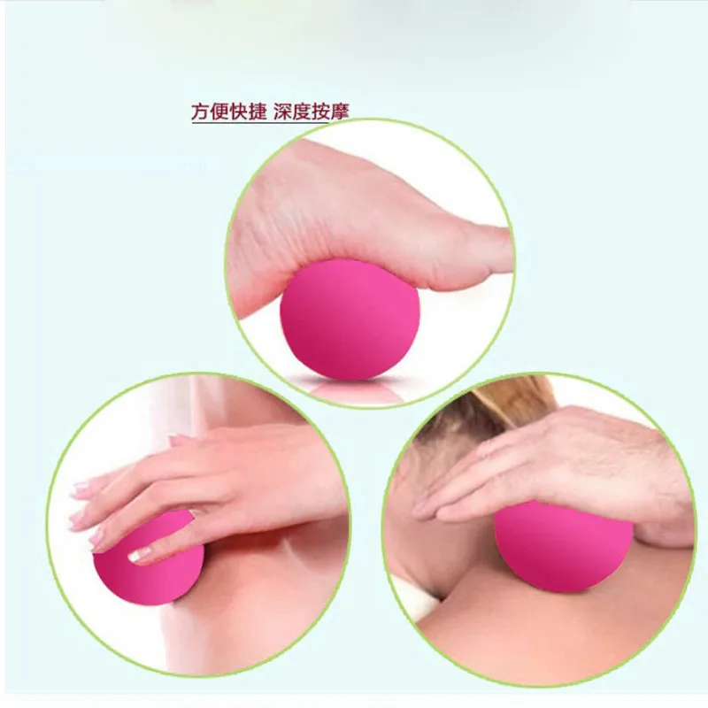 Силиконовый Массажный мяч для йоги точечного массажа 63 мм | Красота и здоровье